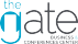 Logo du partenaire The Gate en bleu