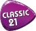 Logo du partenaire Classic21 en bleu